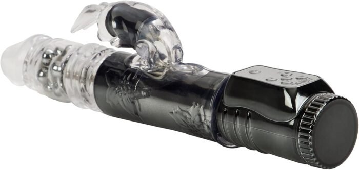 CalExotics Thrusting Orgasm Jack Rabbit - Vibrator With Rotating Shaft – Adult Sex Toys for Couples - Clitoral G Spot Massager - Black - Image 4