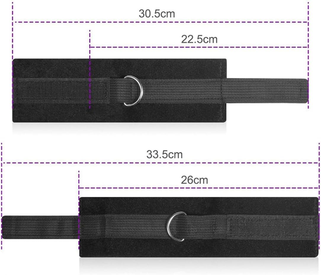 BDSM Bondaged Restraints kit for Couples King Bed Sex Ties for Ankles and Wrists Straps Adult Play Queen Size Bed Bondaged Rope Cord & Rope Leg Spreaders Bar Women Handcuff Set for Bedroom Sweater - Image 4