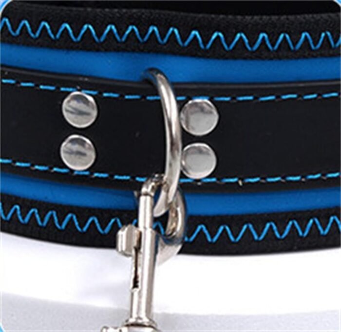 BDSM Sex Bondage Kit Restraints, 7 Pcs Sex Toys Kit for Bondaged Restraints with Handcuffs Sex Blindfold Whip Nipple Clamps Adult Games Sex Toys for Men Women Couples Blue - Image 8