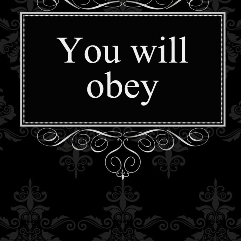 You Will Obey: BDSM journal / 120 dotted pages for note taking, journaling or as diary / 6x9 Composition Book / Submissive journaling (Kinky Notebooks)