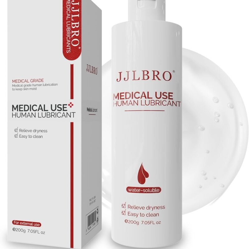 Water-Based Lubricant, Ultra Gentle Personal Lubricant, Unscented Anal Lube Sex Lube for Men, Women and Couples, Safe for Toys, Non-Staining, 7 fl oz