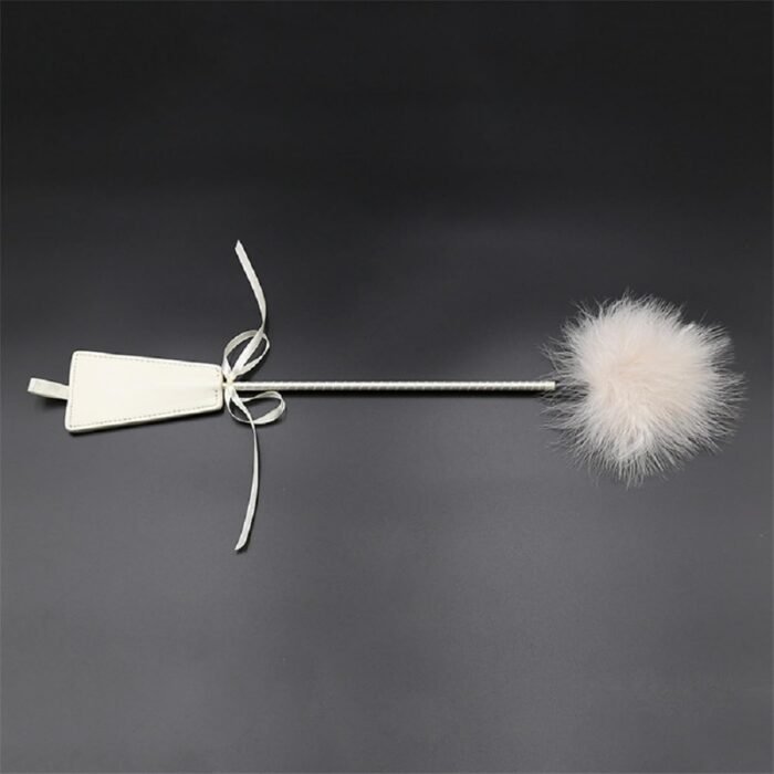 Adult Flriting Toy Dual Purpose Sex Feather Tickler Teaser Paddle Feather Sex Tickler Spanking Toys Tickler Toy Adult Feathers for Sexual Play - Image 6