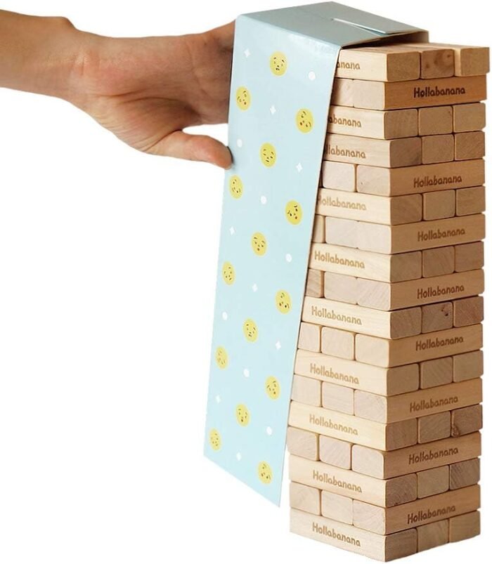 (O-ing [Tower]) Love & Naughty Stacking 54 Tower] [Wooden] [Block]s Funny Couple Game for Adults - with Truth or Dare Questions and Challenges - Image 5