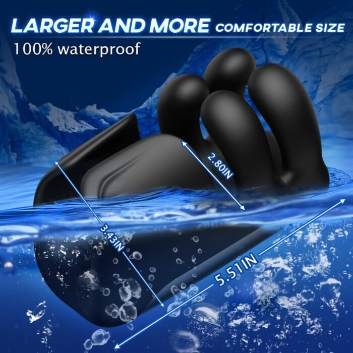 Male Masturbator Penis Training Male Vibrator with 10 Finger Massaging & Tapping & Vibrating Male Stroker Penis Trainer Glans Stimulator for Training & Prolong Endurance Adult Sex Toys & Game for Men - Image 8
