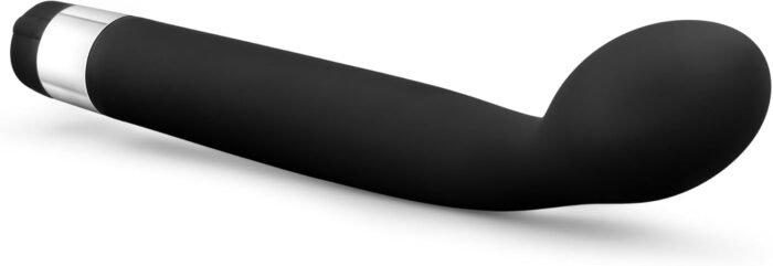 Blush Novelties Rose Scarlet G - Sile Multi Speed Vibrator Wand - Curved Bulbous Tip for Intense G Spot Stimulation - Satin Smooth Feel - IPX7 Waterproof - Adult Sex Toy for Women, Couples - Black - Image 5