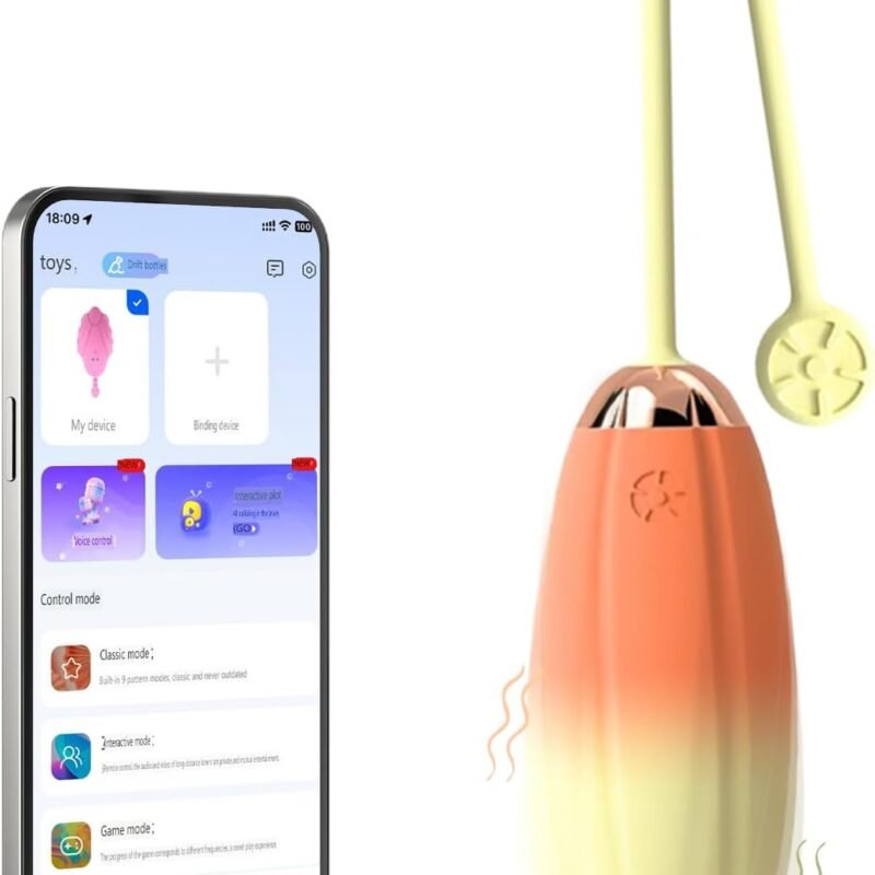 Sex Toys Vibrator Sex Toy Egg, Women Sex Toy with app Control, 10 Frequency Vibration Modes, Female Sex Toys Wearable Vibrator,Mini Egg-Shaped Vibrator Bullet, Women's Vibrating Ball