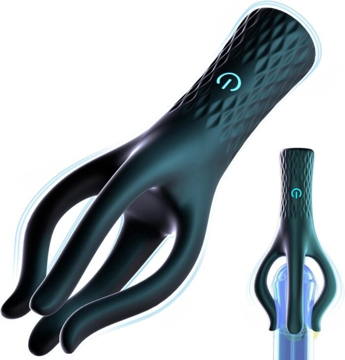 Male Sex Toys Penis Vibrator for Glans Prolong Endurance,360 Wrapping Tentacle Male Masturbator Stroker with 10 Vibrating Modes for Penis Clit Nipple Stimulation,Adult Sex Toy for Men Women Couples