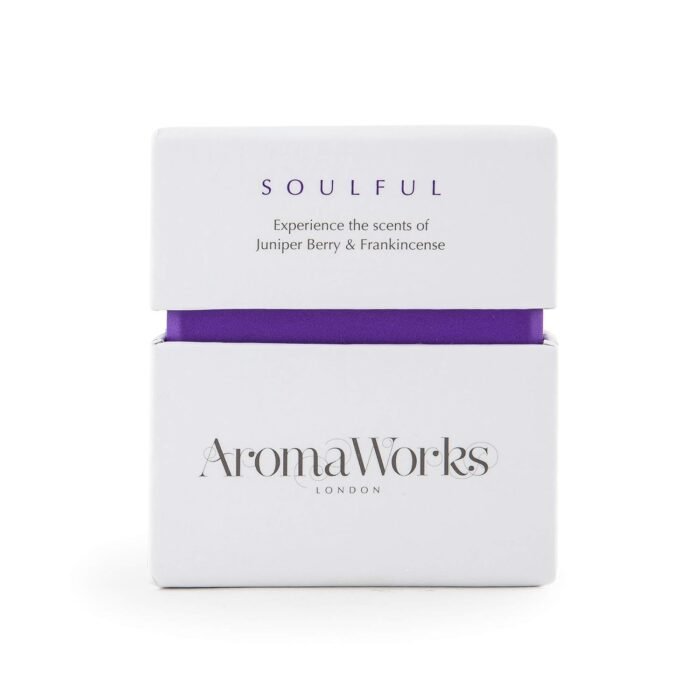 Soulful Soy Wax Candle - Frankincense, Juniper Berry and Patchouli Aromas - Relax, Clarity & Time Out - Natural, Vegan, Cruelty Free - Small 2.64oz - Image 7