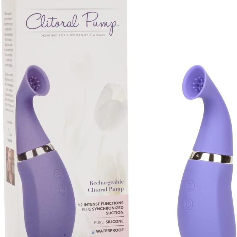 CalExotics Intimate Pump Rechargeable Clitoral Pump – Female Sexual Enhancement Personal Massager – Adult Sex Vibrator for Couples