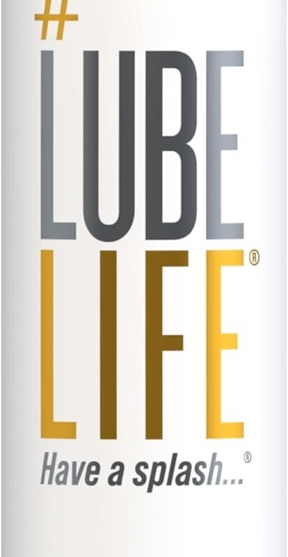 Lube Life Water-Based Personal Lubricant, Lube for Men, Women and Couples, Non-Staining, 12 Fl Oz