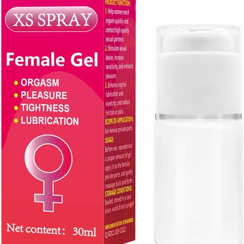XS Spray-Fast Orgasm Gel,Suitable for Women and Couples-Moisturizing(1.02 fl oz) 30ml (Red)