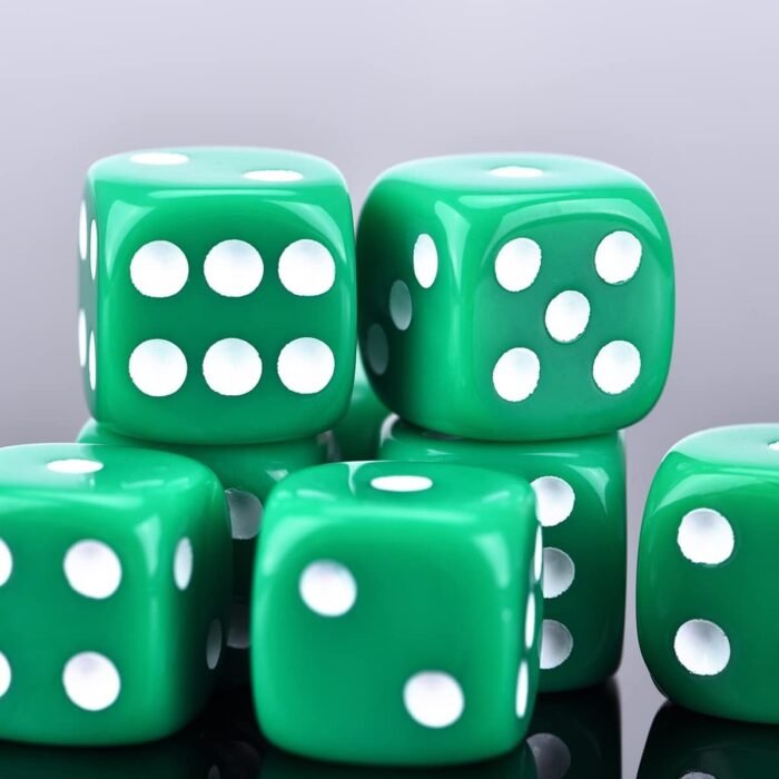 Dice Set 30PCS - 6 Sided 16mm 6 Colours Spot Game Dice Set for Smoother Rolling No Harmful Materials Rounded Edges - Image 3