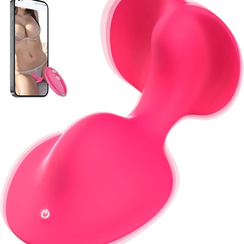 APP Remote Control Vibrator Adult Sex Toys,Ride Women Sex Toy Dual Motor Clitoral Panty Butterfly Vibrators with 9 Vibration Patterns, Vagina Testicle Stimulator Stimulator for Women Men Couples