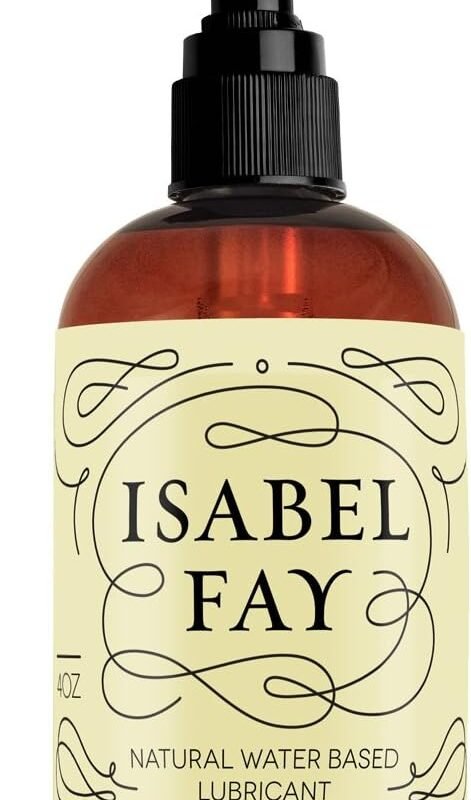 Isabel Fay Natural Water Based Personal Lubricant for Sensitive Skin, NO Parabens, NO Glycerin, 4 oz