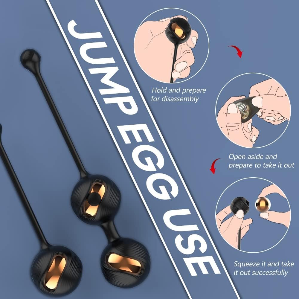 Bullet Vibrator with Wireless Remote Control Vagina G-Spot Stimulator Vibrating Kegel Balls Geisha Egg Love Balls with 9 Vibration Modes Adult Sex Toy for Women Pleasure Ben Wa Balls - Image 5