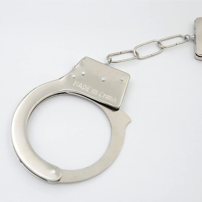 Handcuffs for Kids Safety Toy Cop Cuffs with Key Police Officer Role Play Cowboy Sheriff Halloween Costume for Kids - Image 2