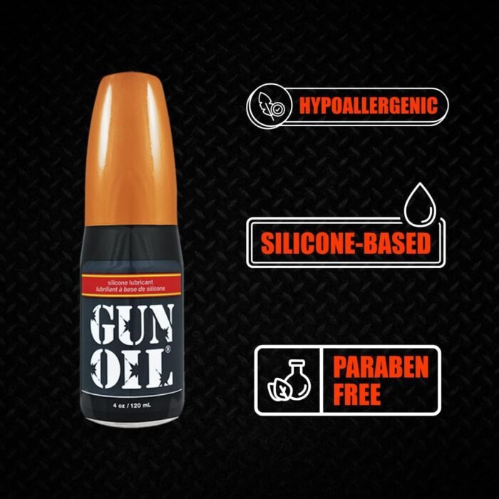 Gun Oil Silicone Based Lubricant 16 Ounce Personal Long-Lasting Sex Lube Condom & Latex-Safe Hypoallergenic Unscented No Residue Non Sticky Intimate Lubrication Works Underwater Couples, Men and Women - Image 7