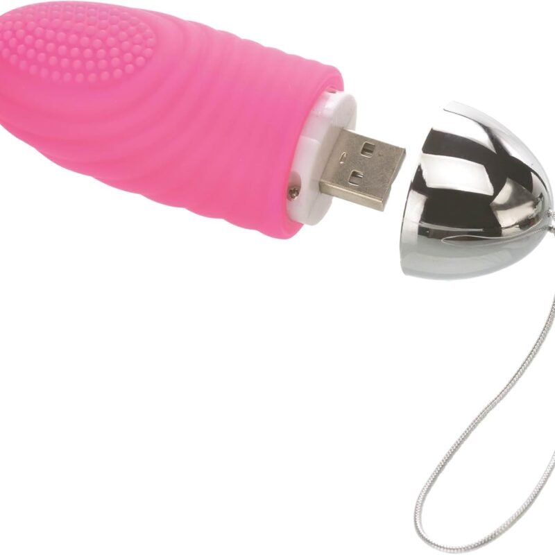 Adam & Eve Turn Me On Rechargeable Bullet Vibrator with Wireless Remote Control, Internal G Spot Clitoral Stimulation Female Adult Sex Toys for Women & Couples, 36 Vibrating Speeds 3.5 in, Pink