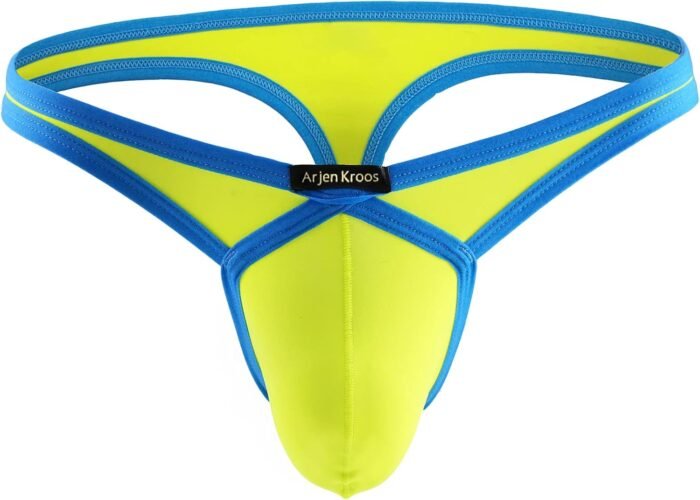 Arjen Kroos Men's G-strings Thong Sexy Low Rise Underwear Bulge Pouch Panties - Image 2