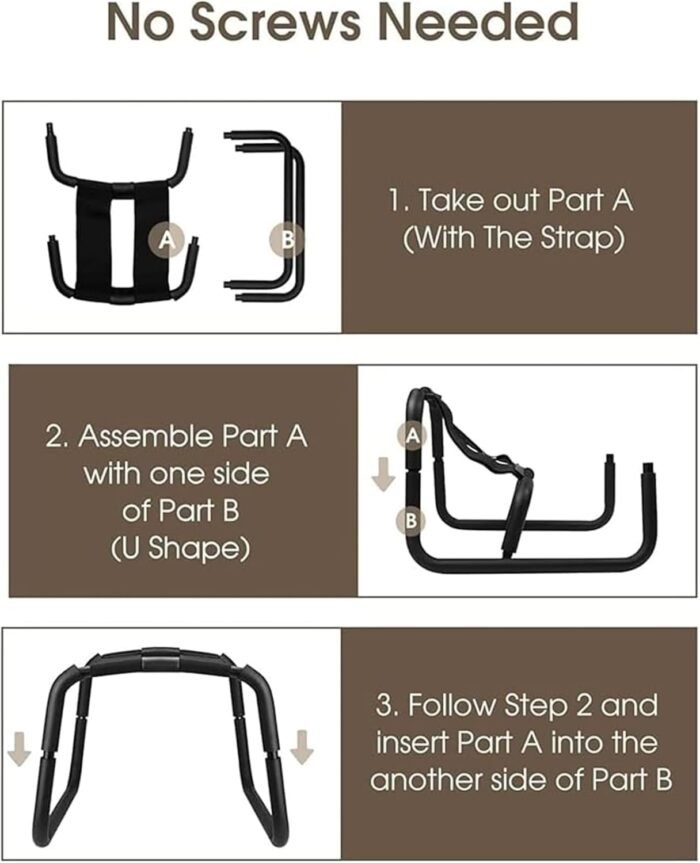 Sex Position Enhancer Chair with with Handrail for Couples and Weight Capacity, Novelty Toy for Couples Adult Games (Black) - Image 2