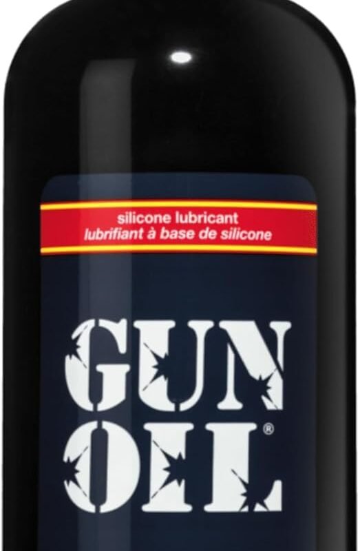 Gun Oil Silicone Based Lubricant 16 Ounce Personal Long-Lasting Sex Lube Condom & Latex-Safe Hypoallergenic Unscented No Residue Non Sticky Intimate Lubrication Works Underwater Couples, Men and Women