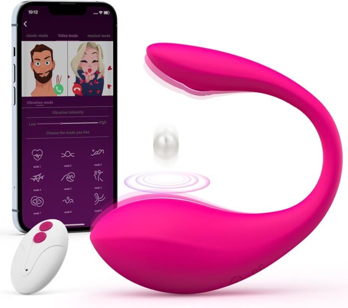 APP & Remote Control Wearable Vibrator, Women Sex Toys with 9 Vibration Modes, Female Sex Toys for Women Vibrater Soft and Quiet, Long Distance Mini Vibrator Bullet Anal G Spot Adult Couples Sex Toy