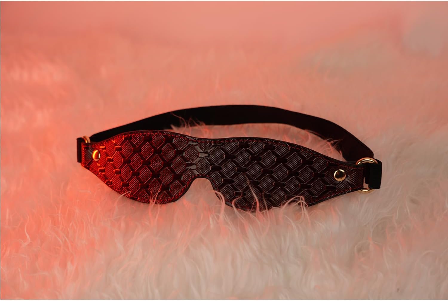 10PCS BDSM Kit Spreader Bar Sex Toys Furniture Restraints, Stunning Leather Bondage Set Handcuffs Ankle Cuffs for Couples Adult Sexual Games Play Kinky (Red, Adjustable) - Image 9