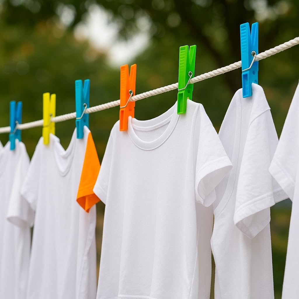 100 ft Braided Cotton Rope Clothesline 4 mm | Heavy Duty, High Strength, Shock Absorbing Cord for Tie-Down, Swinging, Camping & DIY Projects - Image 3