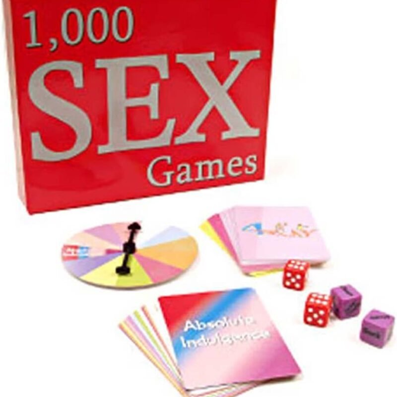 1,000 Sex Games Couples Foreplay Fun Board Card Game Dice for Him and Her