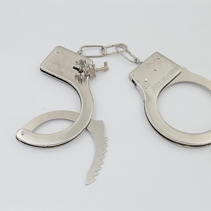 Handcuffs for Kids Safety Toy Cop Cuffs with Key Police Officer Role Play Cowboy Sheriff Halloween Costume for Kids - Image 4