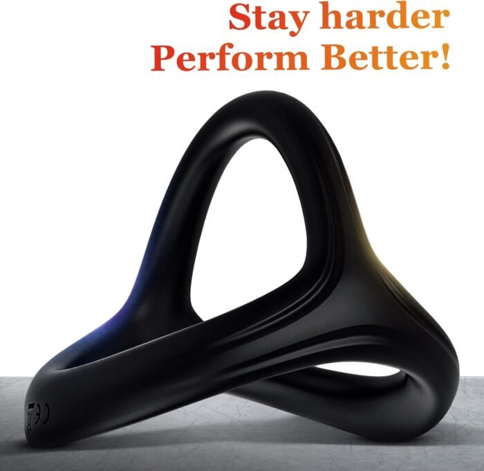 Silicone Penis Ring for Men, Adorime 3 in 1 Ultra Soft Stretchy Cock Ring Penis Enlargers Erection Tool, Sex Toy for Men - Image 5