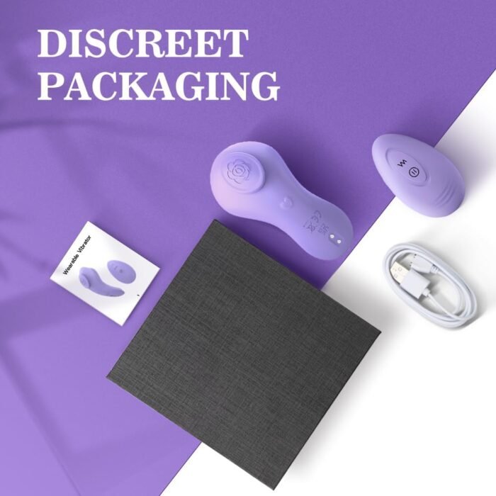 Remote Control Wearable Panty Vibrator - G Spot Butterfly Vibrator with Remote for Clit Stimulation, Dual Motors Mini Vibrator with Magnetic Clip 9 Vibrations, Women Adult Sex Toys for Female Couples - Image 7