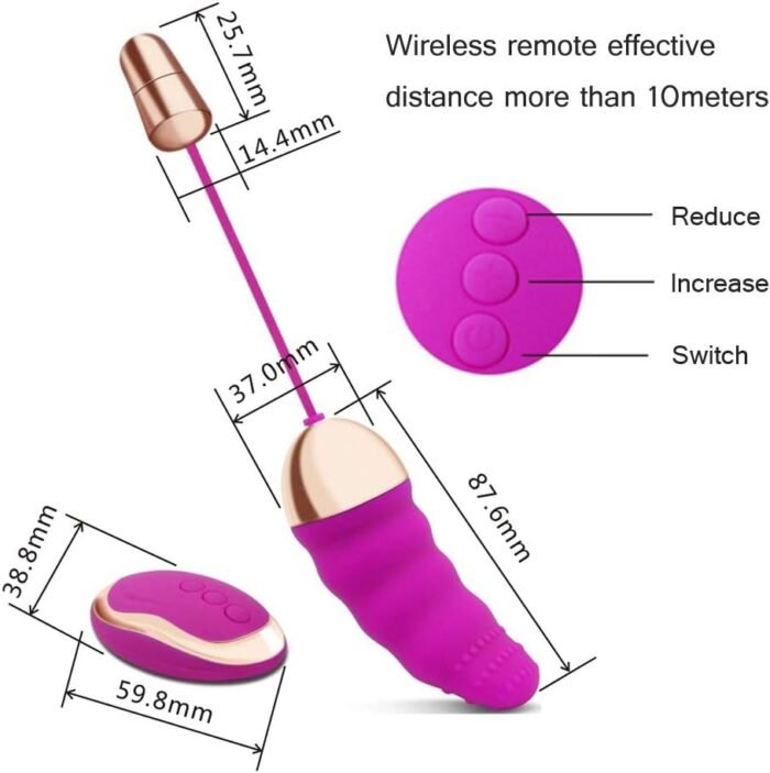 Handheld USB Love Egg Toys for Women, 10 Frequency Personal Rose Sensory Toy for Womens Relaxtion, Purple 254 - Image 2
