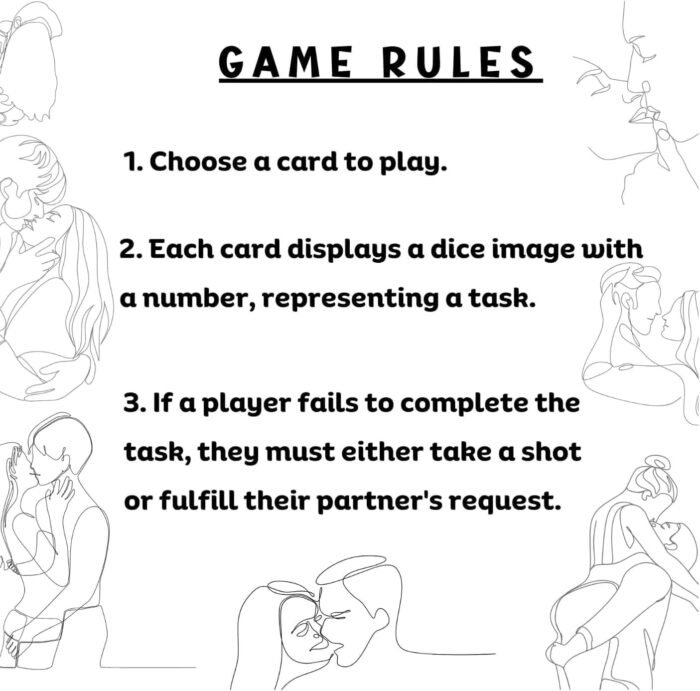 Set of 5 Sex Dice Card Game for Couples - Fun and Naughty Date Night Ideas, Exciting Activities and Games for Unisex Adult - Image 3