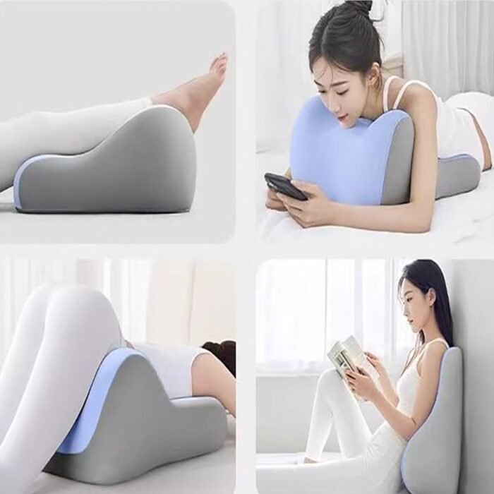 Bed Multifunctional Ergonomic Wedge Pillow，Reading Pillow &Sex Pillow for Bed Adult，Body Position Cushion ，for Reading Watching TV ，Yoga Couples Unlock More Angle Positions(4) - Image 2
