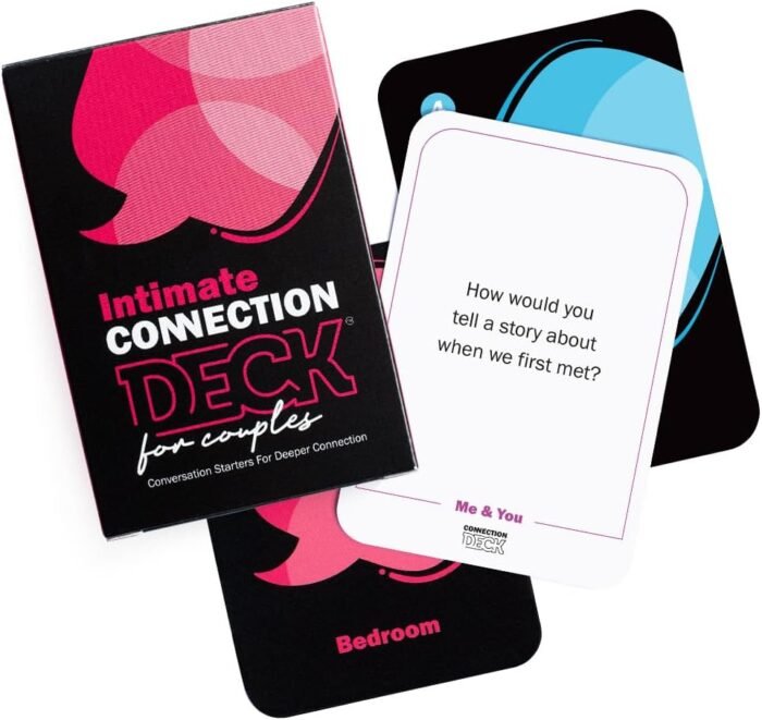 Card Game for Couples - Connecting and Revealing Questions to Ignite A Deeper Relationship - Perfect for Anniversary, Date Night & More (100 Cards) - Image 3