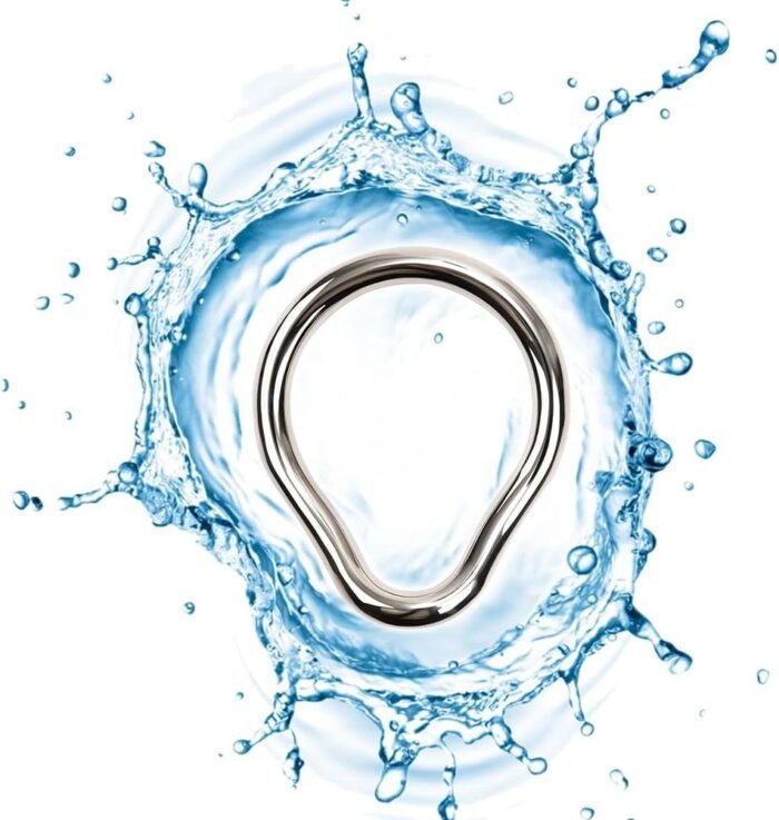 FST Metal Cock Ring Stainless Steel Cock Ring in 7 Sizes Penis Ring for Delay Ejaculation Lasting Erection Smooth Arc Pleasure Ring Erection Rings for Men (1.88 Inch) - Image 6