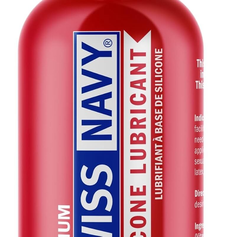 Swiss Navy Premium Silicone Based Lubricant - 1 oz - Personal Lube for Men, Women & Couples - Condom, Latex Safe - Hypoallergenic - Unscented