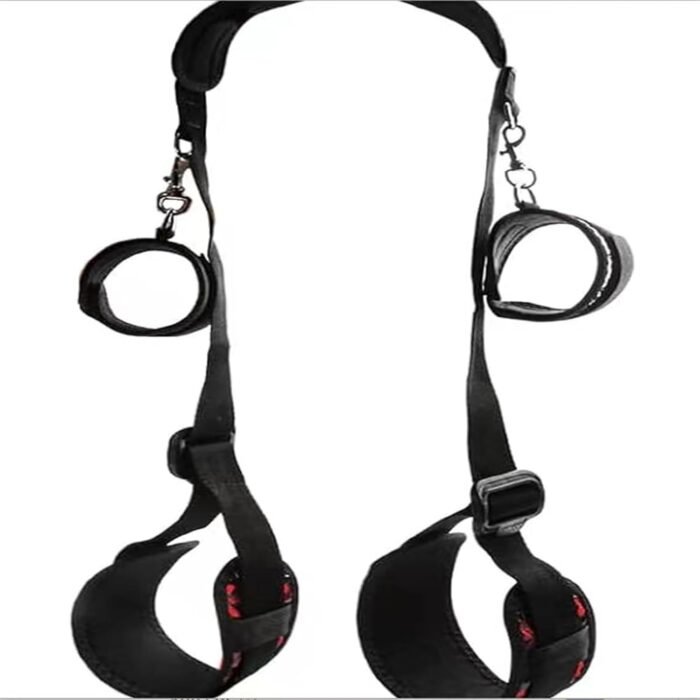 2025 Bondage Restraints Kit Sex Toy Straps for Couples with Adjustable Handcuffs Ankle Cuffs Kits Adult SM Straps Sets for Women's Pleasure and Couple Foreplay Sweaters YI19-98 - Image 2