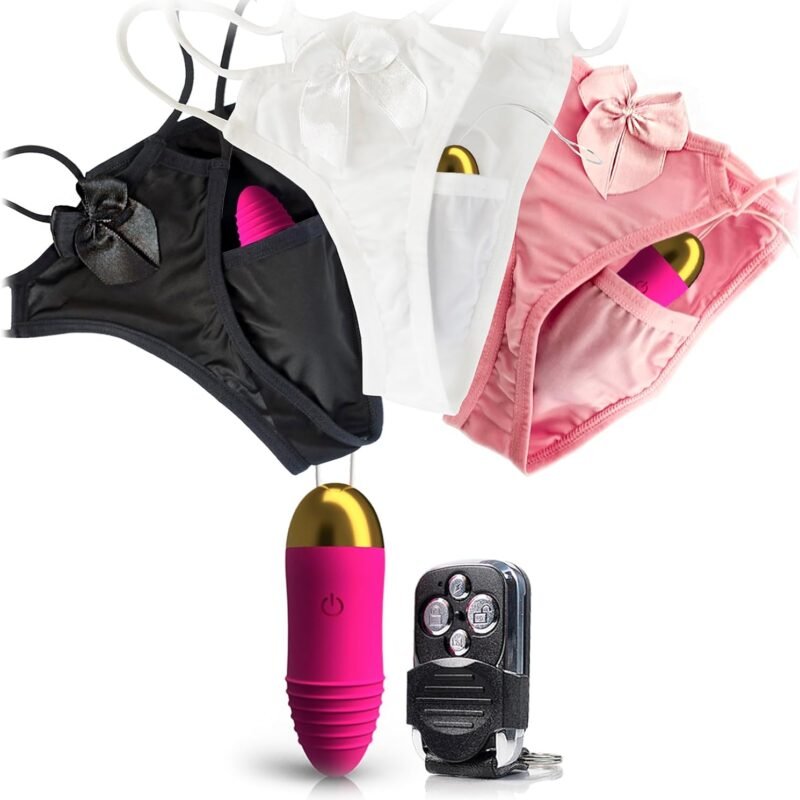 Womens Remote Control Vibrating Panties with JOLT! Vibrator as seen on The Ugly Truth (3 Panty Pairs, Fits All)