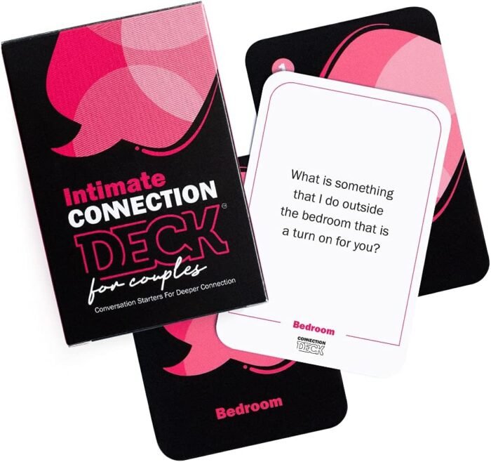 Card Game for Couples - Connecting and Revealing Questions to Ignite A Deeper Relationship - Perfect for Anniversary, Date Night & More (100 Cards)