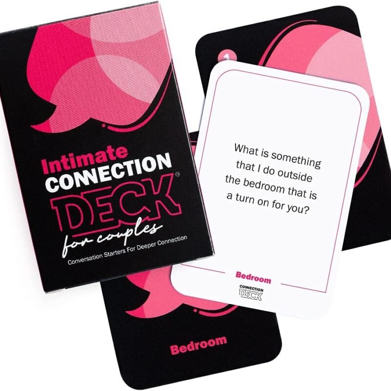 Card Game for Couples - Connecting and Revealing Questions to Ignite A Deeper Relationship - Perfect for Anniversary, Date Night & More (100 Cards)