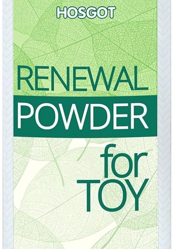 Renewal Powder for Sex Dolls Male Masturbator Dildo, Sex Toy Cleaner Conditioning Care Powder, Renewing Keep Dry and Not Greasy Sticking, Easy Squeeze Bottle TPE Silicone Adult Toys Smooth Soft