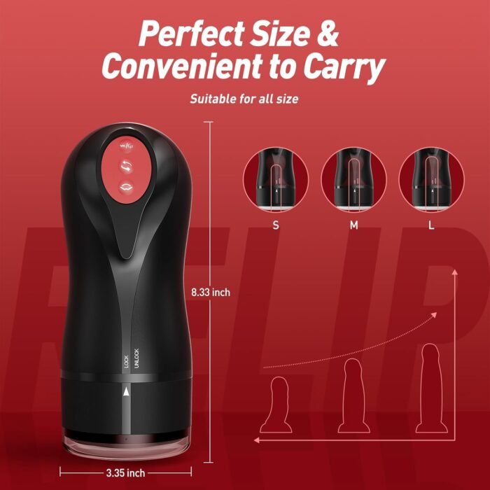 Tracy's Dog Male Masturbator Penis Pump - Male Sex Toys for Men with 3 Swirling 5 Tightening 10 Vibration Modes Sucking Penis Training Vibrator Glans Trainer Adult Toys Mens Sex Toys Enlargers - Image 7