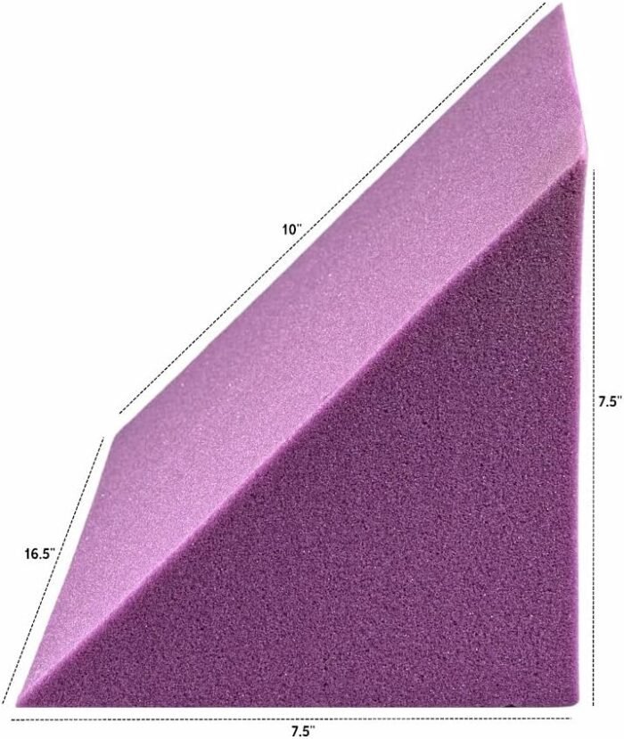 Vakly Foam Body Position Pillow Wedge [16.5x7x10] Elevation Positioning Bolster for Body Alignment and Support (1) - Image 3