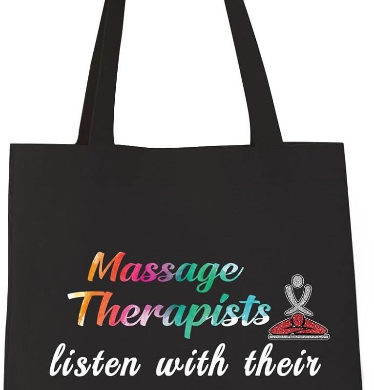VAMSII Massage Therapist Gift Tote Bag - Massage Therapy Supplies - Masseuse & Massagist Gift