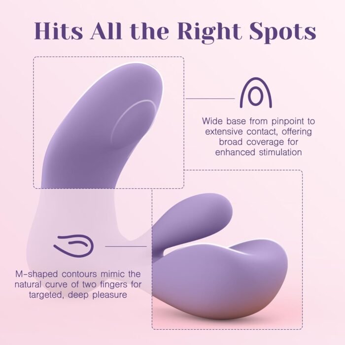 Tracy's Dog Adult Sex Toys - Clitoral Grinding G Spot Rotating Vibrator for Dual Stimulation, Remote Control Wearable Vibrators with 3 Rotating and 10 Vibration Modes for Women Couple Play - Image 3