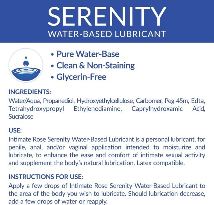 Premium Water-Based Lubricant - Non-Staining Water Based Lube for Women Men Couples - Safe & Thick for Intimate Comfort - Image 2
