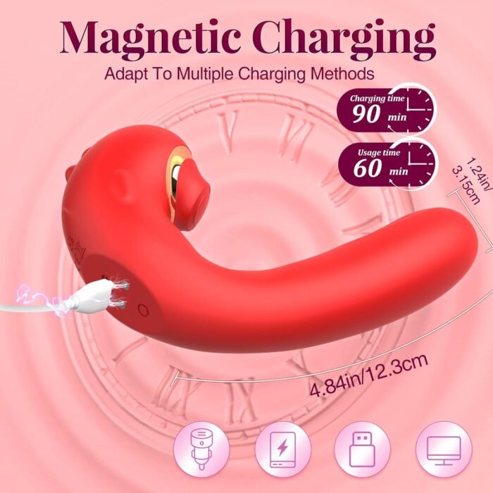 Vibrator Dildo Thrusting Sex Toys - 3 in 1 App Control G spot Adult Toys Clitoral Stimulator with 9 Thrusting & 9 Flapping Modes Dildos Vibrators for Women，Adult Sex Toys & Games for Female Couples - Image 6