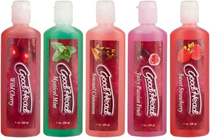 Doc Johnson Goodhead, Assorted Flavors, 5 ct, White, 5 X 1 oz. (5 X 28 g) (1360-11-AM)